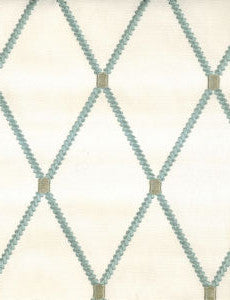 Ideal Ivory Spa by Norbar Designer Fabric GALLERY 70% COTTON 30% RAYON INDIA 7 1/2"V 4"H 54 - Swanky Fabrics -