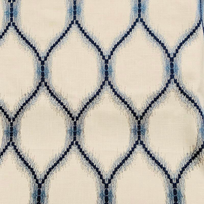 Idiom Indigo by Magnolia Fabric - 52Poly/48Ctn India NA Horizontal: 6.875 and Vertical: 12 54" - Fabric Carolina -