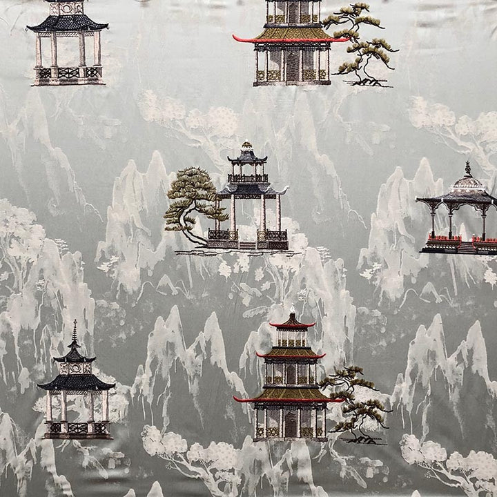 Idra Tranquil by Magnolia Fabric See sample 62 Cotton 38 Polyester EMB:100% Viscose INDIA 11,000 </p><p>Repeat: Horizontal: 26.00 and Vertical: 18.8750 54" (EMB:52") - Fabric Carolina -
