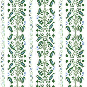 Ikat 2 Grass by Aoc Fabric