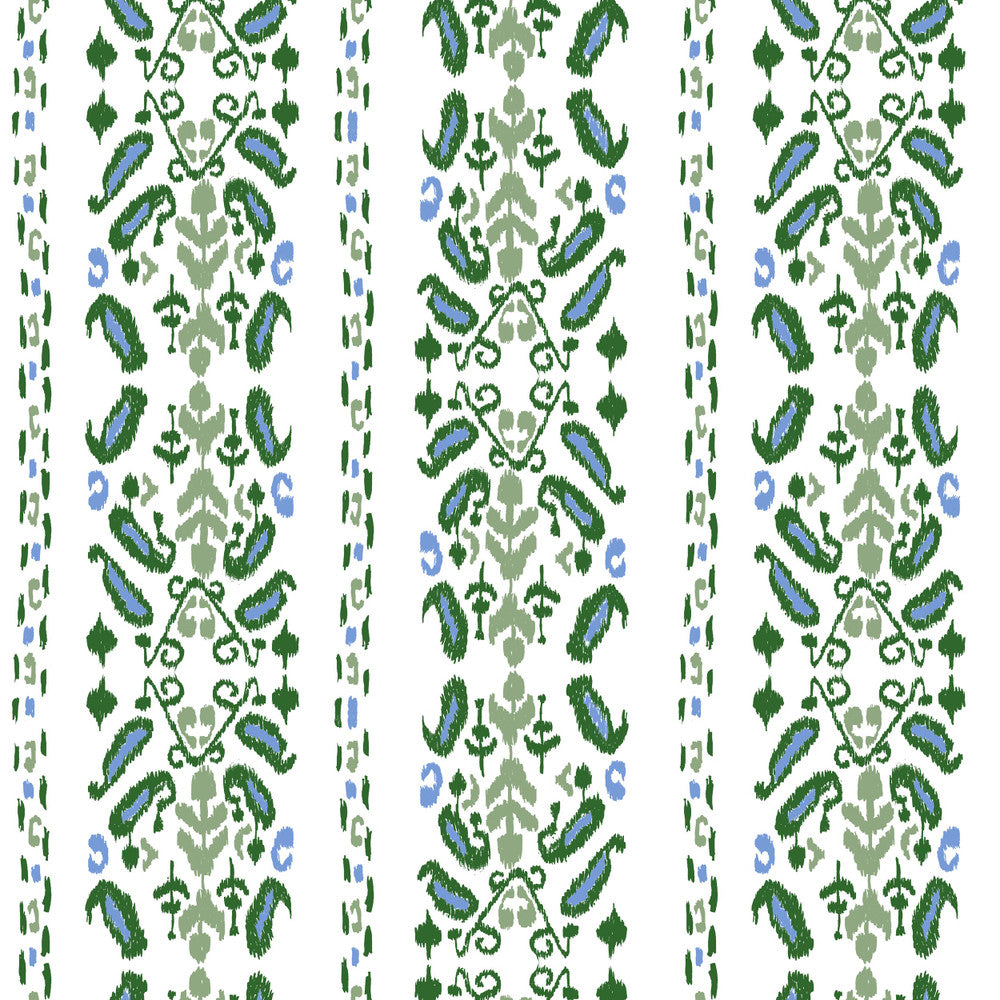 Ikat 2 Grass by Aoc Fabric Aoc Fabric Ikat 2 GrassFabric THE ART OF COLOR CAPRICORN UK </p><p>Repeat: H: 18.000, V: 15.875 55 in - Fabric Carolina -
