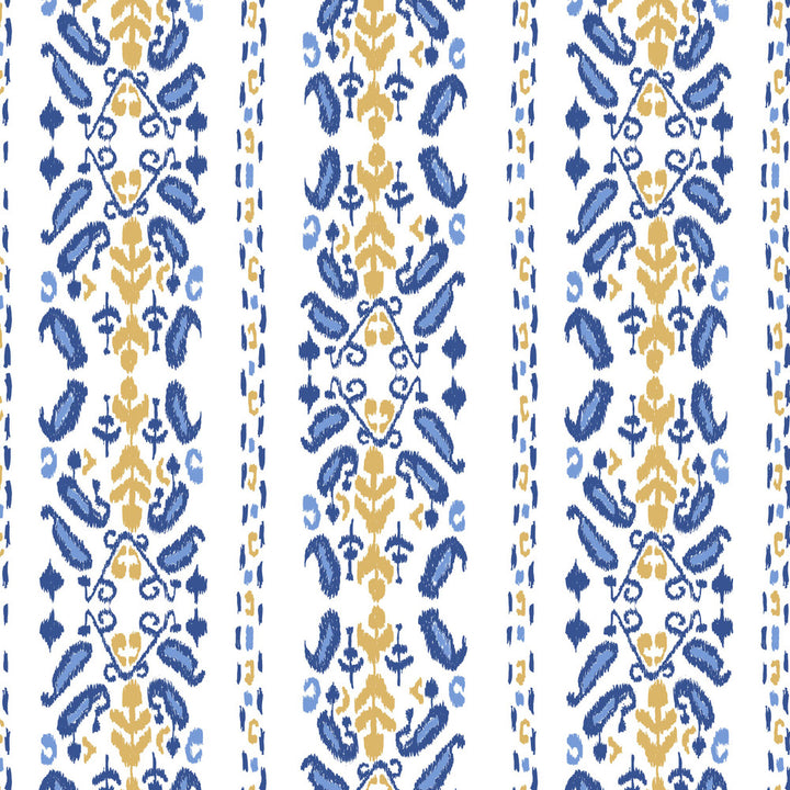 Ikat 3 Frenchblue by Aoc Fabric Aoc Fabric Ikat 3 FrenchblueFabric THE ART OF COLOR CAPRICORN 53%LIN 35%COT 12%NYL UK </p><p>Repeat: H: 18.000, V: 15.875 55 in - Fabric Carolina -