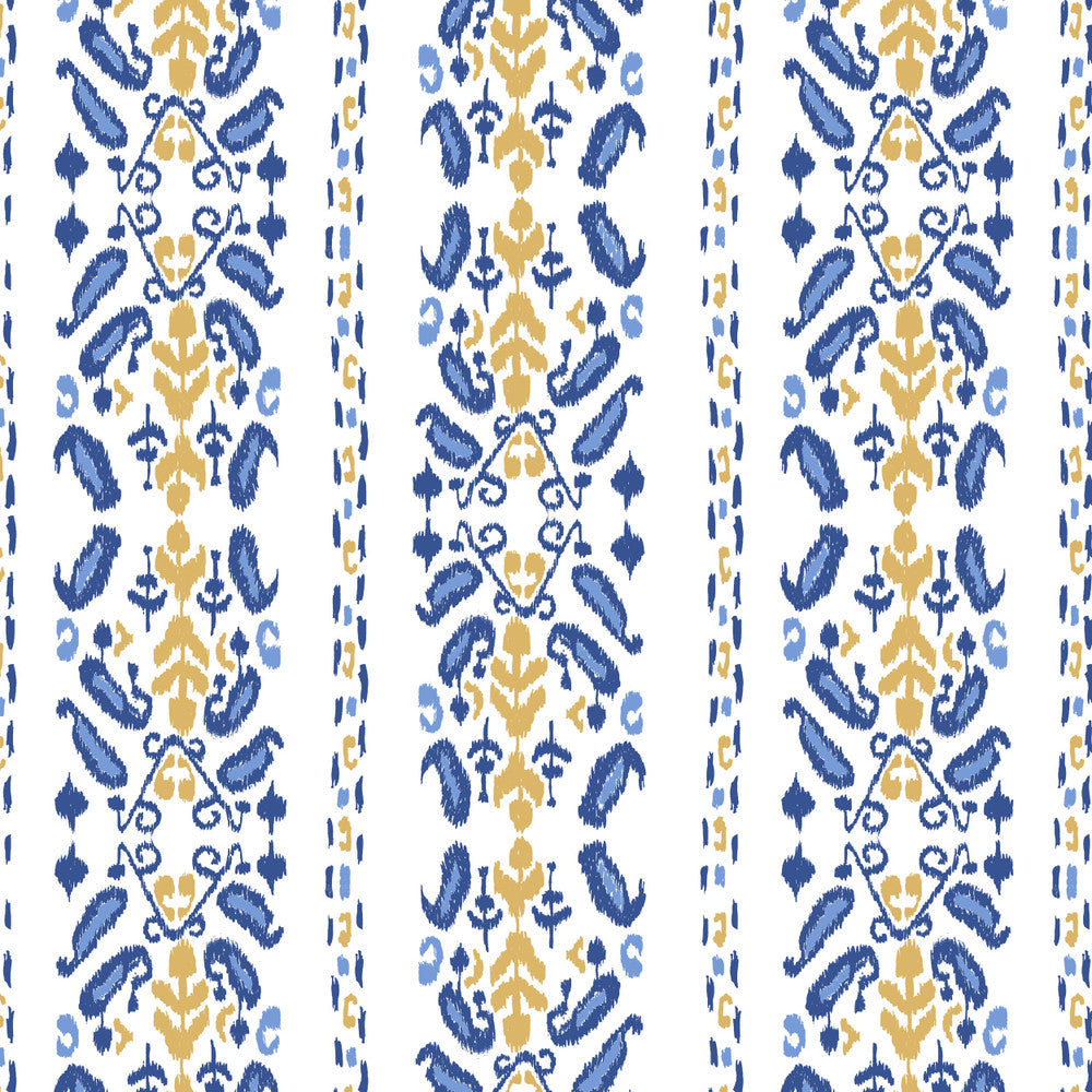 Ikat 3 Frenchblue by Aoc Designer Fabric THE ART OF COLOR CAPRICORN 53%LIN 35%COT 12%NYL UK PERFORMANCE RATED FABRIC CATB 117-2013 WYZENBEEK 50 000 DOUBLE RUB WEAR TEST (HEAVY DUTY) Horizontal: 18.000 and Vertical: 15.875 55 in - Swanky Fabrics -