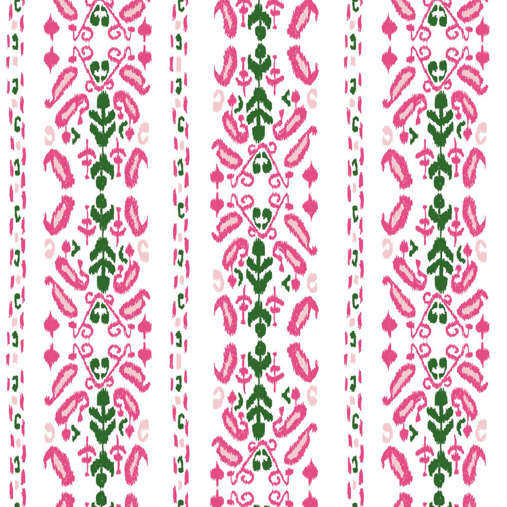 Ikat 4 Punch by Aoc Fabric THE ART OF COLOR CAPRICORN 53%LIN 35%COT 12%NYL UK Horizontal: 18.000 and Vertical: 15.875 55 in - Fabric Carolina -