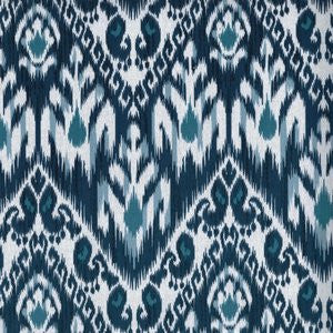 Ikat Indigo by Norbar Fabric PRISM COASTAL 100% POLYESTER CHINA 15,000 WYZENBEEK </p><p>Repeat: 8 3/4"V 8 3/4"H 54 - Fabric Carolina -