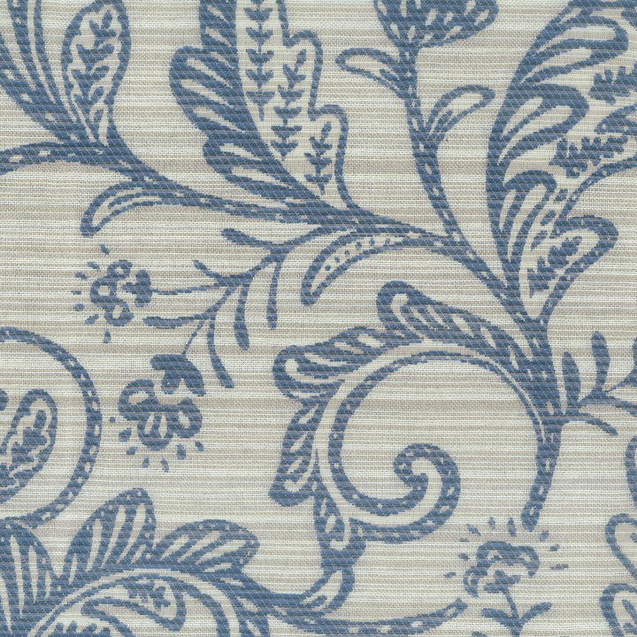 Iliad 1 Delft by Stout Fabric LIVING IS EASY CHAMBRAY/NAVY 55%SVI 35%POL 10%ACR USA PERFORMANCE RATED FABRIC Horizontal: 13.5 and Vertical: 14 54 in - Fabric Carolina -