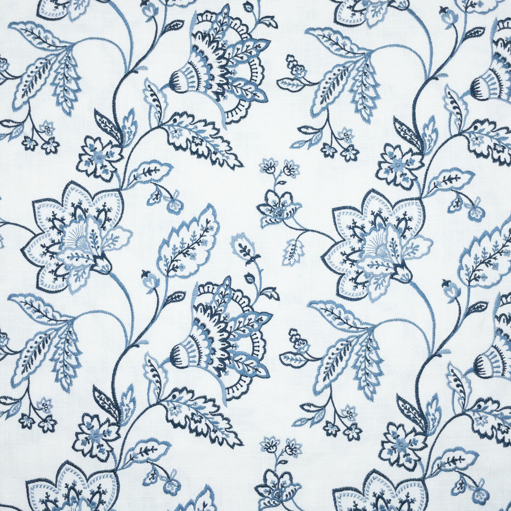 Illinois 2 Cadet by Stout Fabric COMFORTABLE LIVING HAZE/NAVY 36%COT 30%POL 17%SVI 17%LIN %BEMB INDIA Horizontal: 12.375 and Vertical: 7.875 51 in - Fabric Carolina -