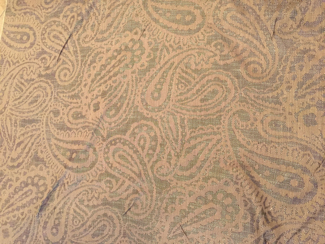Clarence House Alfonso Brown Paisley 34478-3 Upholstery Fabric 3 5/8 Yards