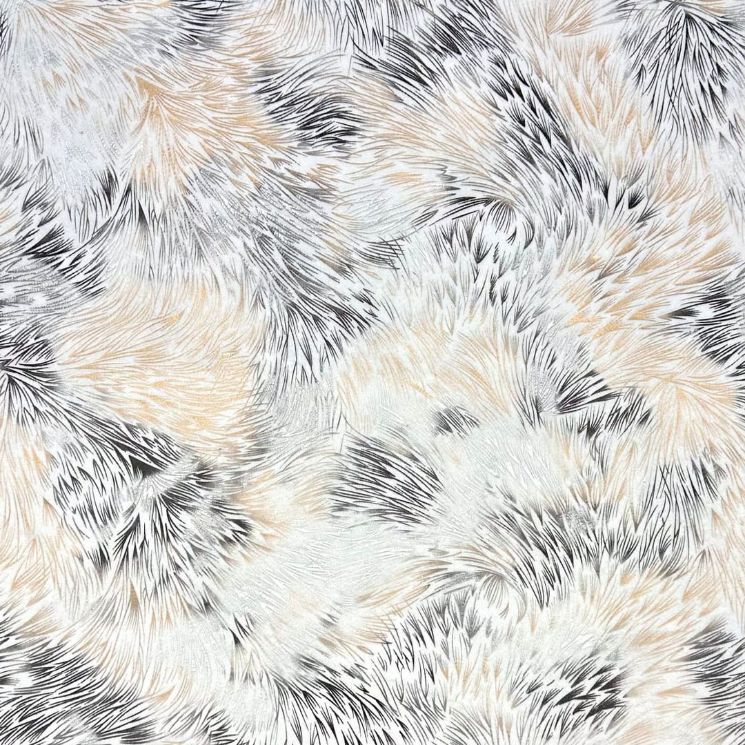 Lustre Pure White by Europatex Designer Fabric