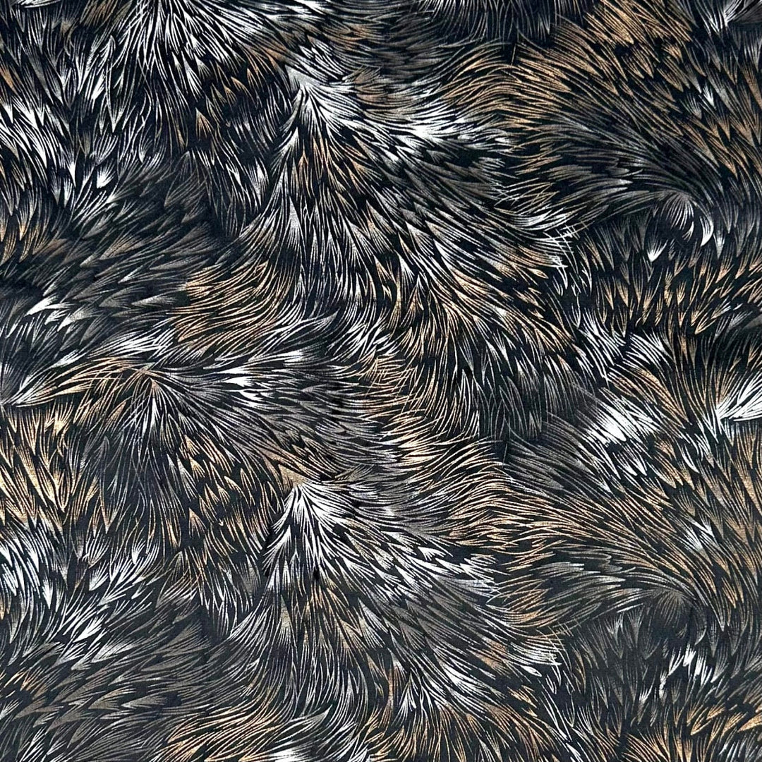Lustre Pure Black by Europatex Designer Fabric