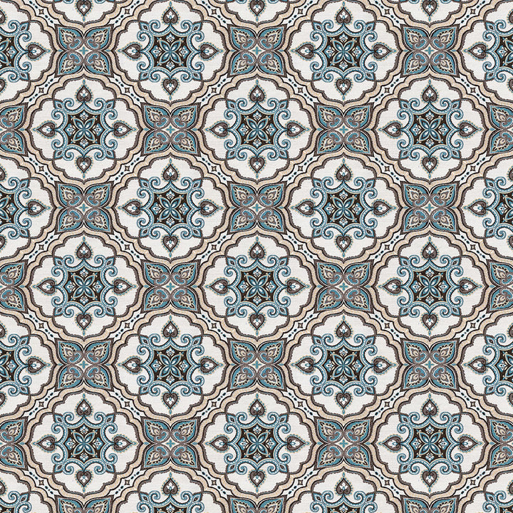 Canasta 34 Turquoise by ABBEYSHEA Fabric N/A 100% Polyester China </p><p>Repeat: Horizontal: and Vertical: 59" (149 cm) - Fabric Carolina -