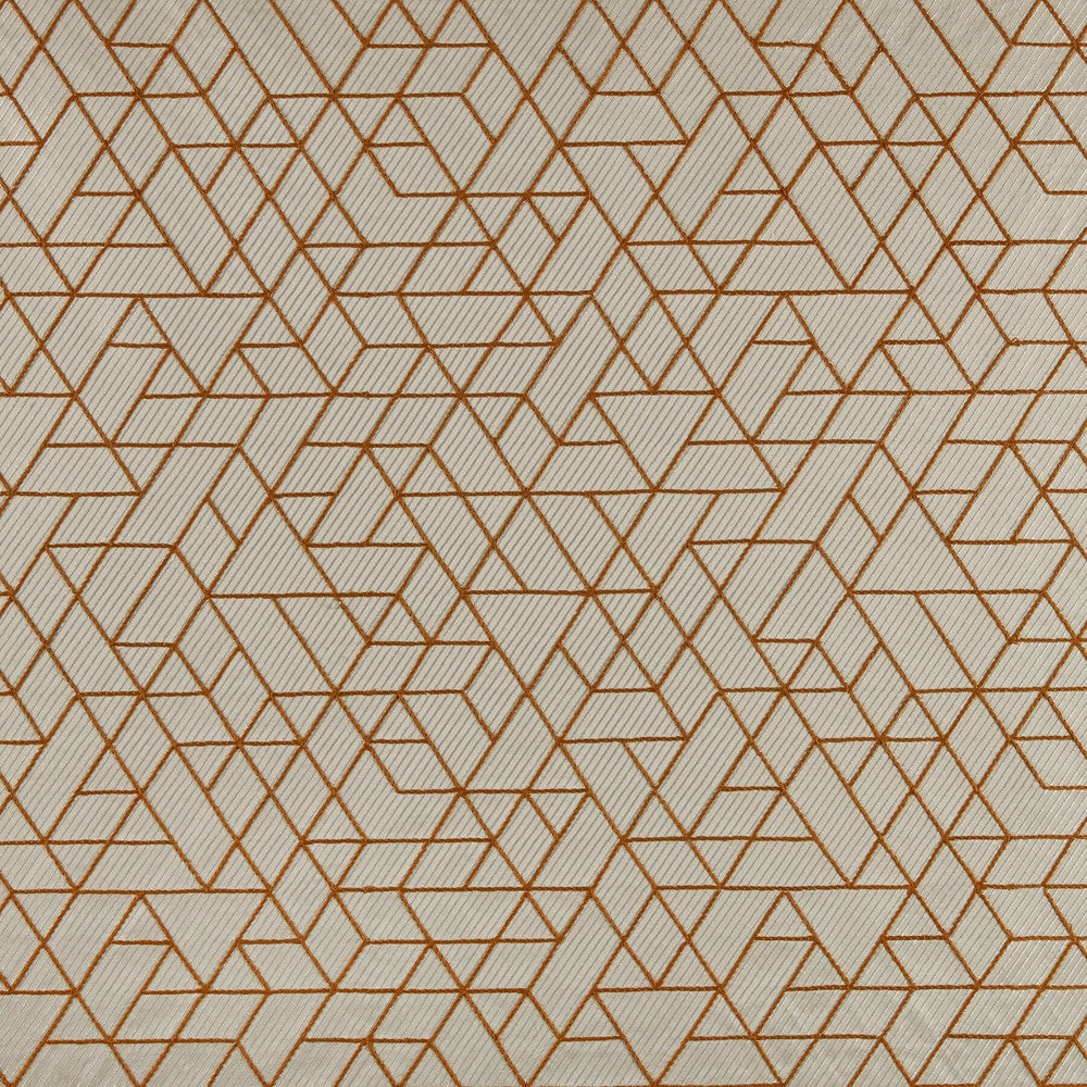 Incident 2 Ginger by Marcus William Fabric Kai/Marcus William Roselle 74% Polyester 26% Cotton INDIA Horizontal: 16.5 and Vertical: 15.25 50.75 in - Fabric Carolina -