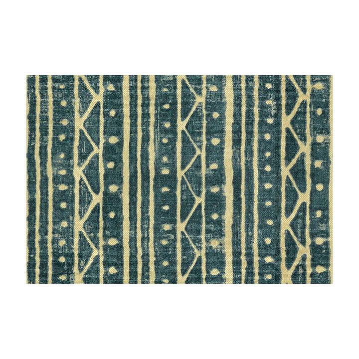 Indican-516 by Kravet Design Fabric INDIGO LINEN - 51%;COTTON - 49% Belgium MEDIUM Horizontal: 18 and Vertical: 12.5 54 - Fabric Carolina -