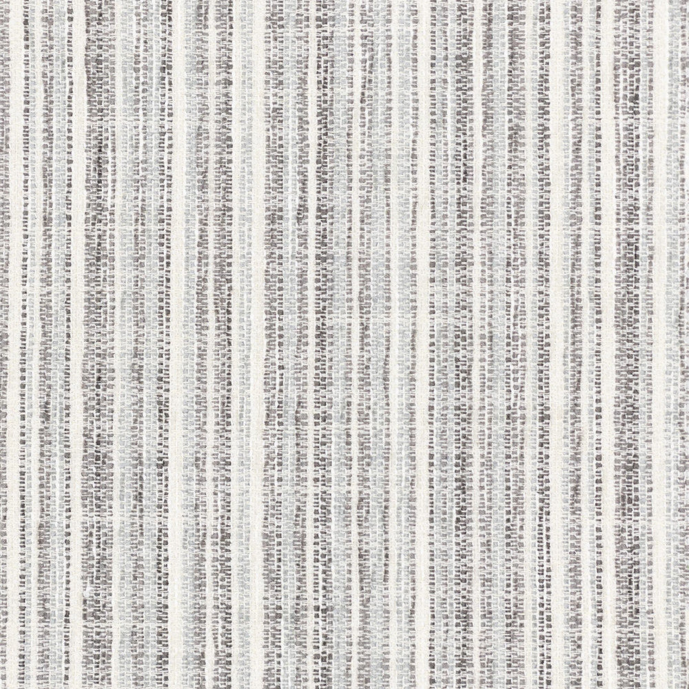 Inherit 3 Carbon by Stout Designer Fabric JUST STRIPES NATURAL/CHARCOAL 100%POL CHINA Horizontal: 0.000 and Vertical: 9.000 57 in - Swanky Fabrics -