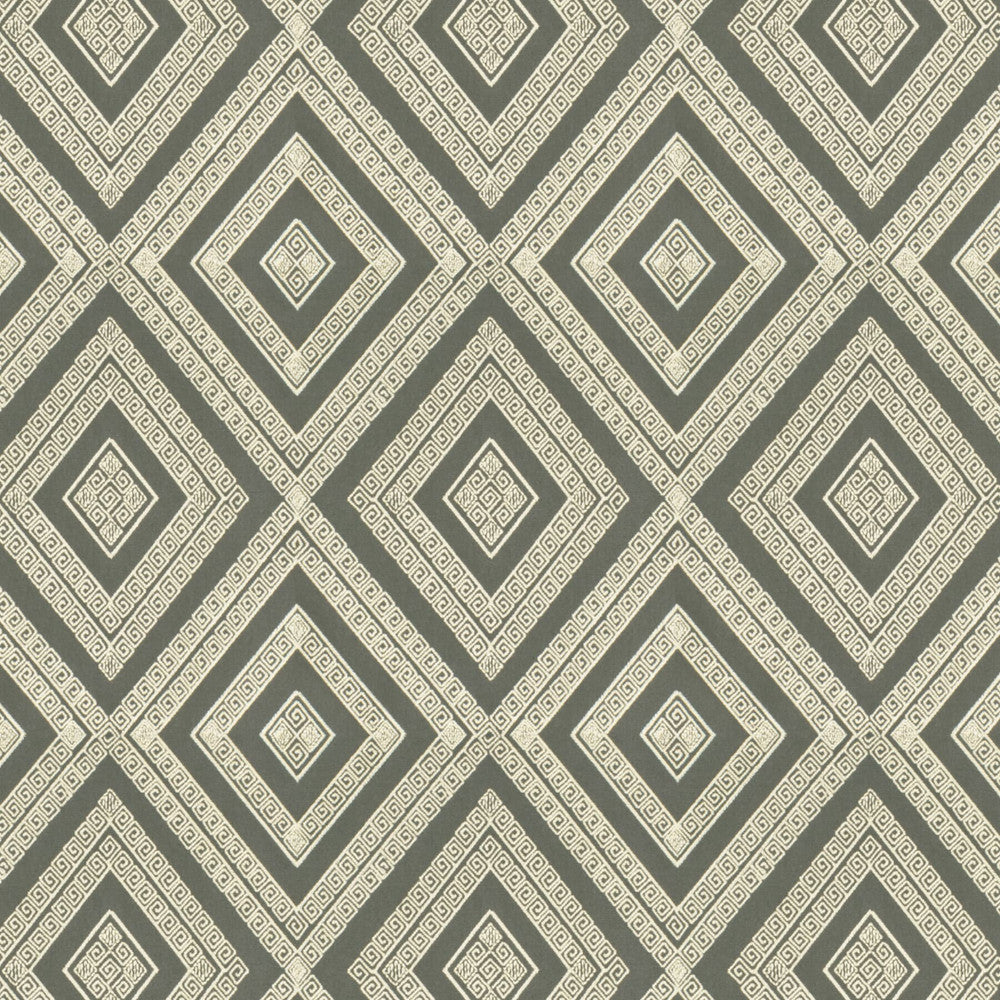 Intarsia 5 Smoke by Stout Fabric Stout Fabric Intarsia 5 SmokeFabric RAINBOW LIBRARY DOVE/CHARCOAL INDIA </p><p>Repeat: H: 10.375, V: 12.875 51.87 in - Fabric Carolina -
