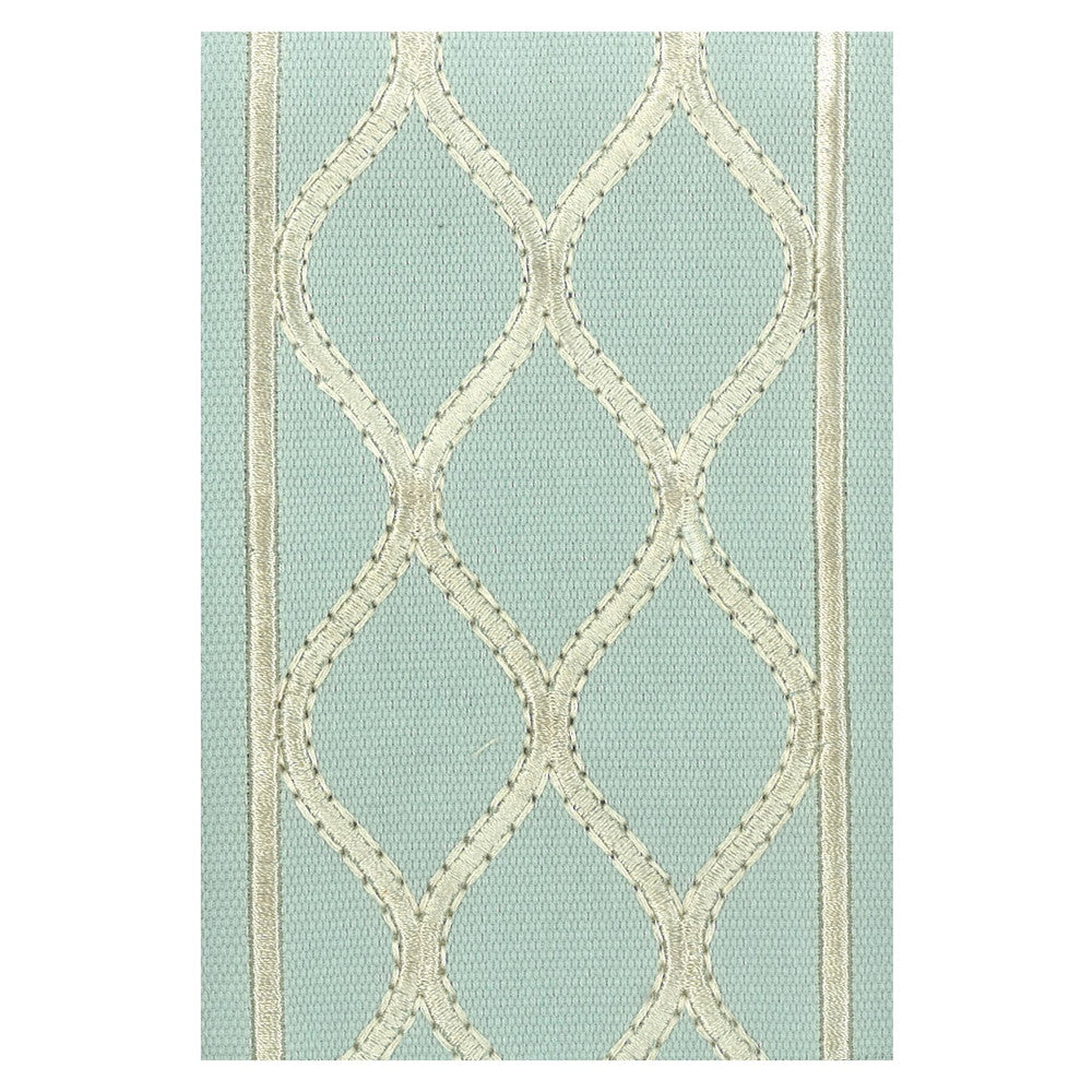 Intrigue 1 Mist by Stout Trim ILLUMINATION TRIM 100%COT 100%SVT INDIA Horizontal: 2.5 and Vertical: 0 4 in - Fabric Carolina -