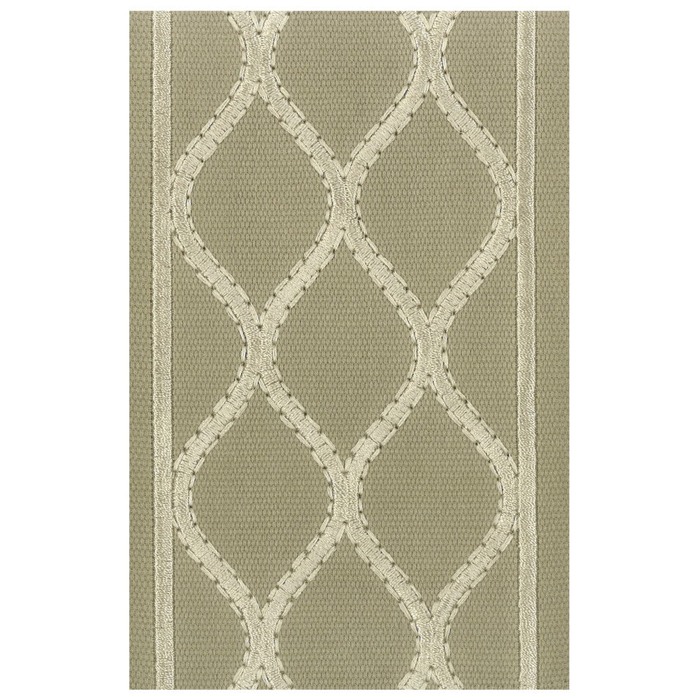 Intrigue 3 Natural by Stout Trim ILLUMINATION TRIM 100%COT 100%SVT INDIA Horizontal: 2.5 and Vertical: 0 4 in - Fabric Carolina -