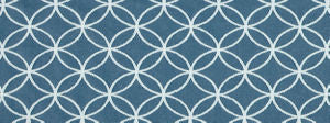 Intrepid Denim 51 by Norbar Designer Fabric PRISM SEAVIEW 100% POLYESTER INDIA 4 5/8"V - 4 1/2"H 53 - Swanky Fabrics -