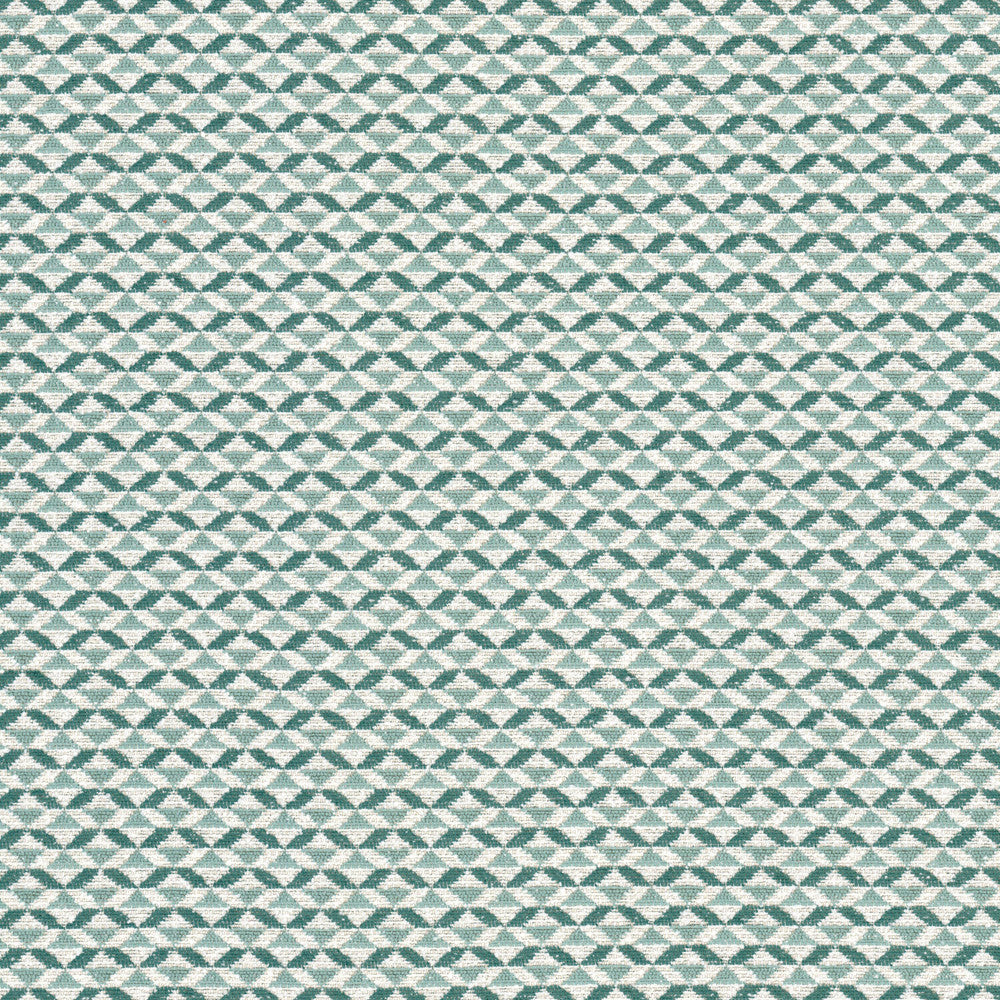 Iona 2 Lagoon by Stout Fabric Stout Fabric Iona 2 LagoonFabric GREAT IMPRESSIONS BLUE/SPA 100%POL TURKEY </p><p>Repeat: H: 1.625, V: 0.875 54 in - Fabric Carolina -