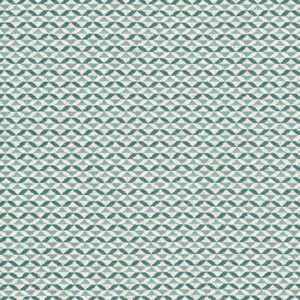 Iona 2 Lagoon by Stout Fabric Stout Fabric Iona 2 LagoonFabric GREAT IMPRESSIONS BLUE/SPA 100%POL TURKEY </p><p>Repeat: H: 1.625, V: 0.875 54 in - Fabric Carolina -