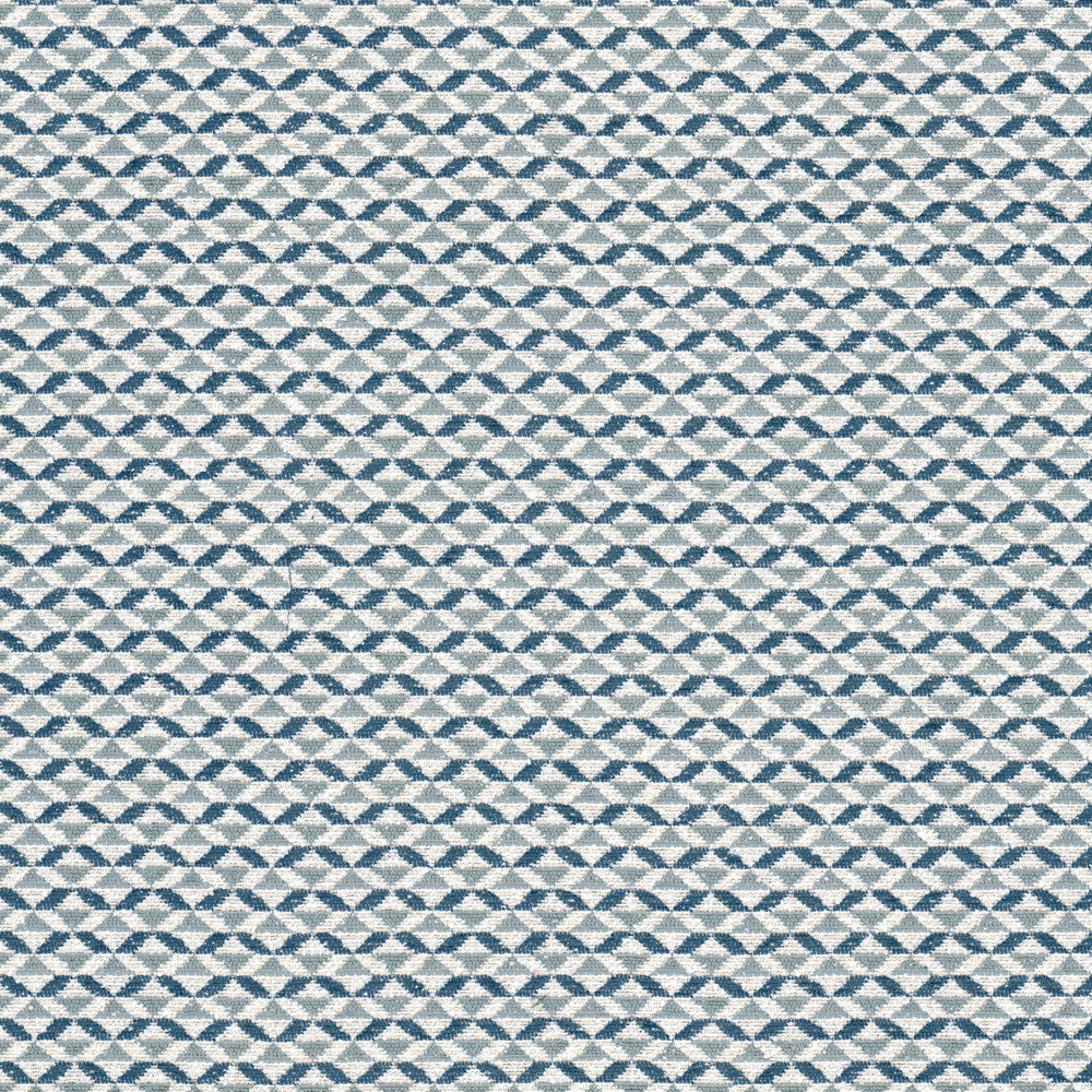 Iona 5 Ocean by Stout Fabric Stout Fabric Iona 5 OceanFabric GREAT IMPRESSIONS BLUE/SPA 100%POL TURKEY </p><p>Repeat: H: 1.625, V: 0.875 54 in - Fabric Carolina -