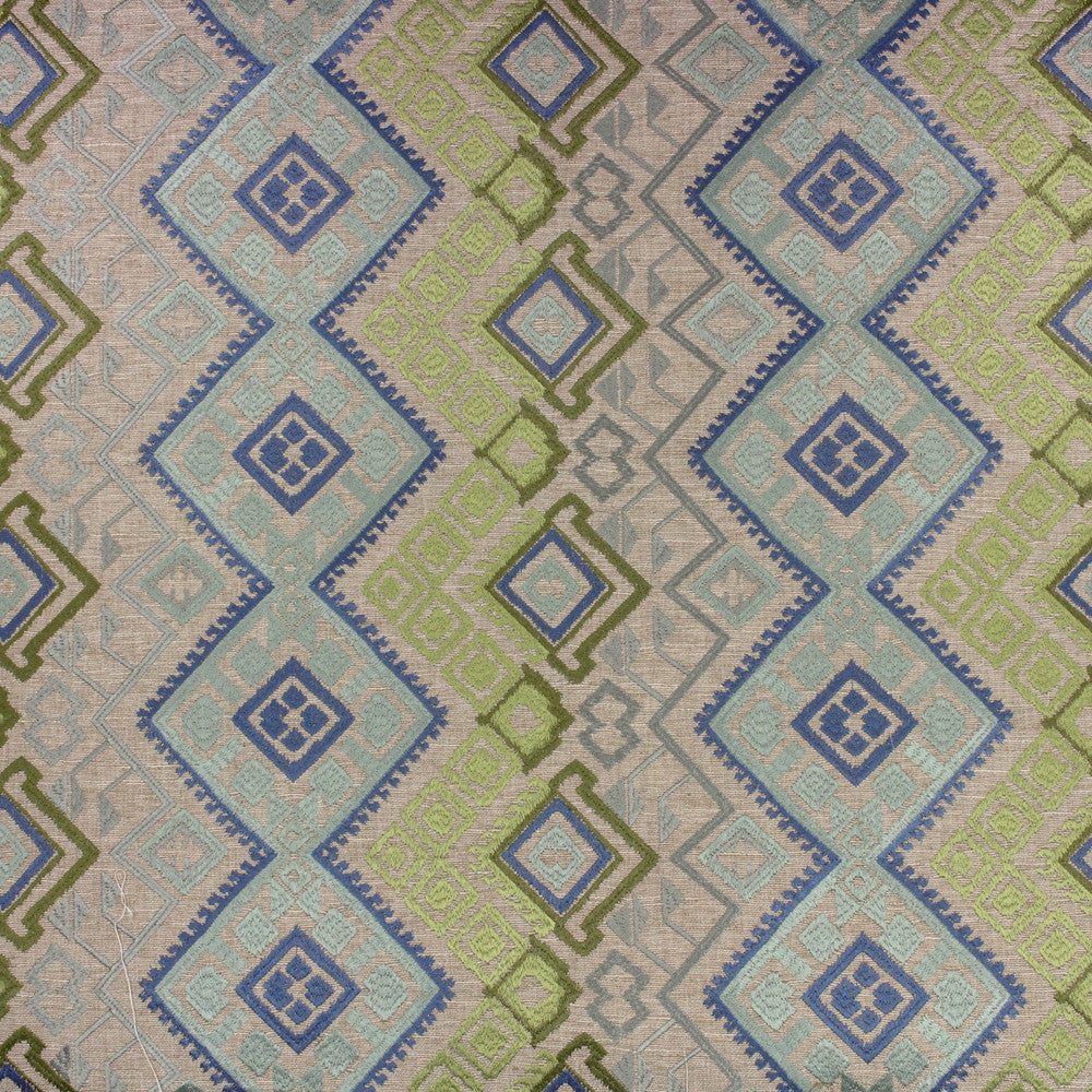 Ipanema Beach by Richloom Fabric See sample 100% POLYESTER BASE (100% POLYESTER EMB) USA or Imported 6K </p><p>Repeat: V6" x H13" 56" - Fabric Carolina -