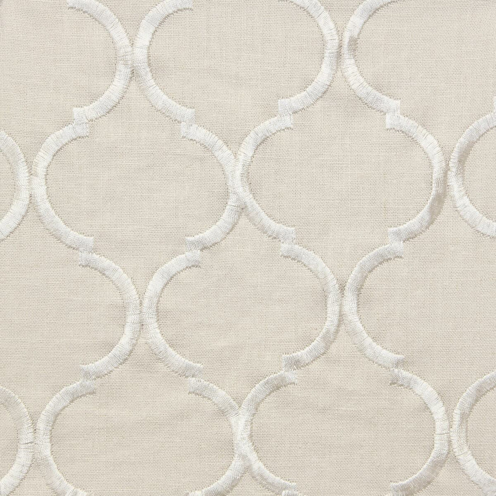 Irvine 1 Birch by Stout Fabric RAINBOW LIBRARY PEARL/PARCHMENT 55%LIN 45%SVI %VEMB CHINA Horizontal: 3.25 and Vertical: 3.75 47 in - Fabric Carolina -