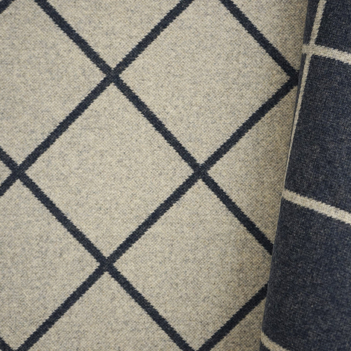 Isaac 66Sj101 by JF Designer Fabric JF Studio 80% Wool, 20% Polyester Italy Horizontal: 5.875 and Vertical: 6 55 - Swanky Fabrics -
