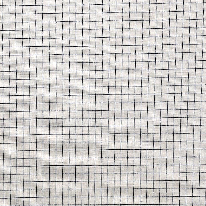 Isaiah Denim by Magnolia Designer Fabric - 100% Linen India 20000 Horizontal: 0.5 and Vertical: 0.5 54" - Swanky Fabrics -