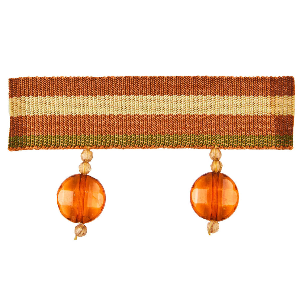 Issus 7 Spice by Stout Trim MYSTIQUE TRIM 100%SVI CHINA Horizontal: 0 and Vertical: 0 0.88 in - Fabric Carolina -