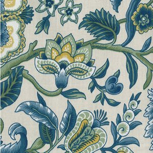 Ithaca Blue by Norbar Fabric See Sample 100% COTTON USA UFAC 1 </p><p>Repeat: Horizontal: and Vertical: - 54 - Fabric Carolina -