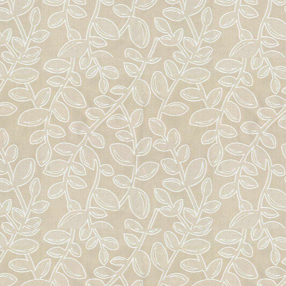 Ivy 602 Ivory by ABBEYSHEA Fabric 100% Polyester CN 40,000 Double Rubs (Wyzenbeek) </p><p>Repeat: Horizontal: 14.1 in. (36 cm) up the roll and Vertical: 13.7 in. (35 cm) across the roll 54 in. (137 cm) - Fabric Carolina -