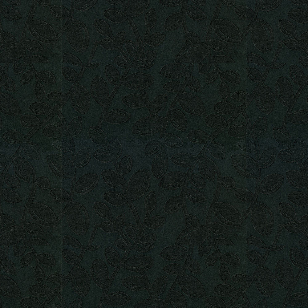 Ivy 9009 Black by ABBEYSHEA Fabric 100% Polyester CN 40,000 Double Rubs (Wyzenbeek) </p><p>Repeat: Horizontal: 14.1 in. (36 cm) up the roll and Vertical: 13.7 in. (35 cm) across the roll 54 in. (137 cm) - Fabric Carolina -