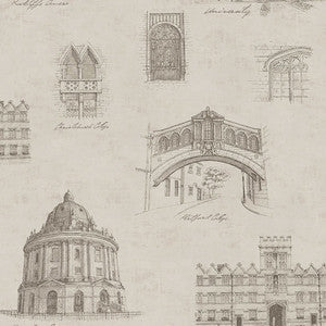 Estate Grey Illustration Wallpaper by Brewster