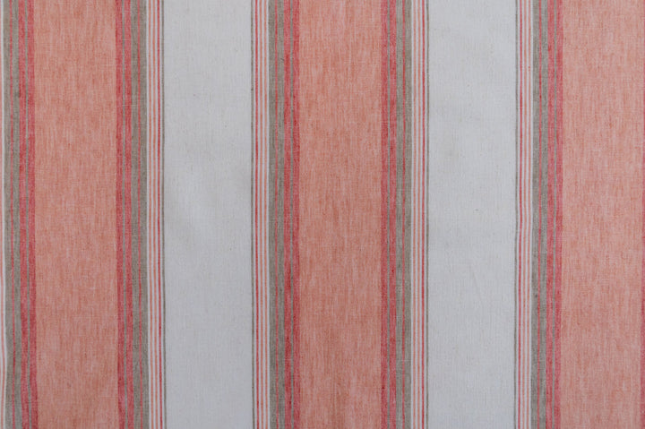 Brindisi Melon by Roth & Tompkins Fabric - 40% Polyester, 35% Cotton, 25% Linen - India - 100,000 - H: 9" - 54" - Fabric Carolina -