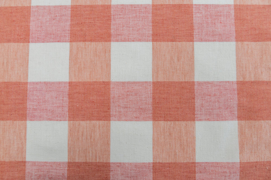 Vespa Check Melon By Roth & Tompkins Fabric