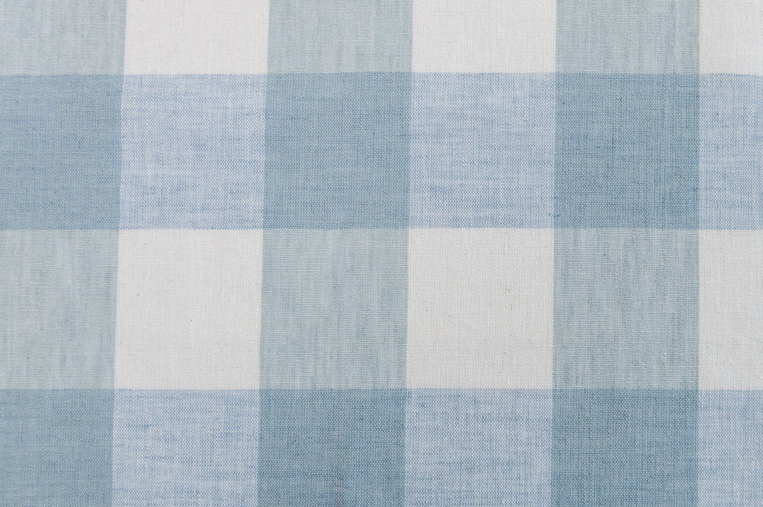 Vespa Check Mineral By Roth & Tompkins Fabric