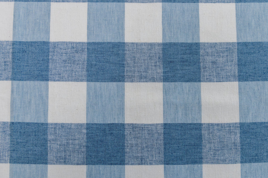 Vespa Check Lake By Roth & Tompkins Fabric