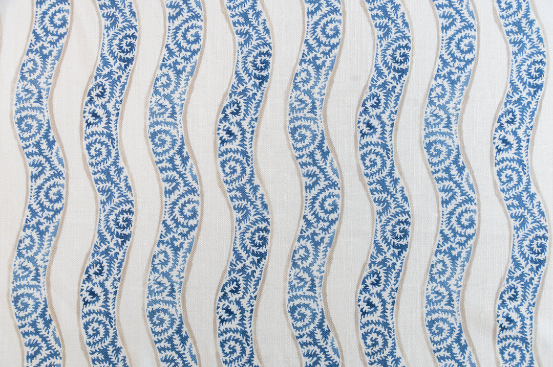 Seychelles Harbor Blue By Roth & Tompkins Fabric