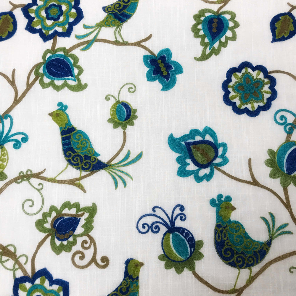 Ingrid Fuchsia by Europatex Designer Fabric Bird Cage 100% Polyester 23.62" H, 24.41" V 57.00 inches - Swanky Fabrics -