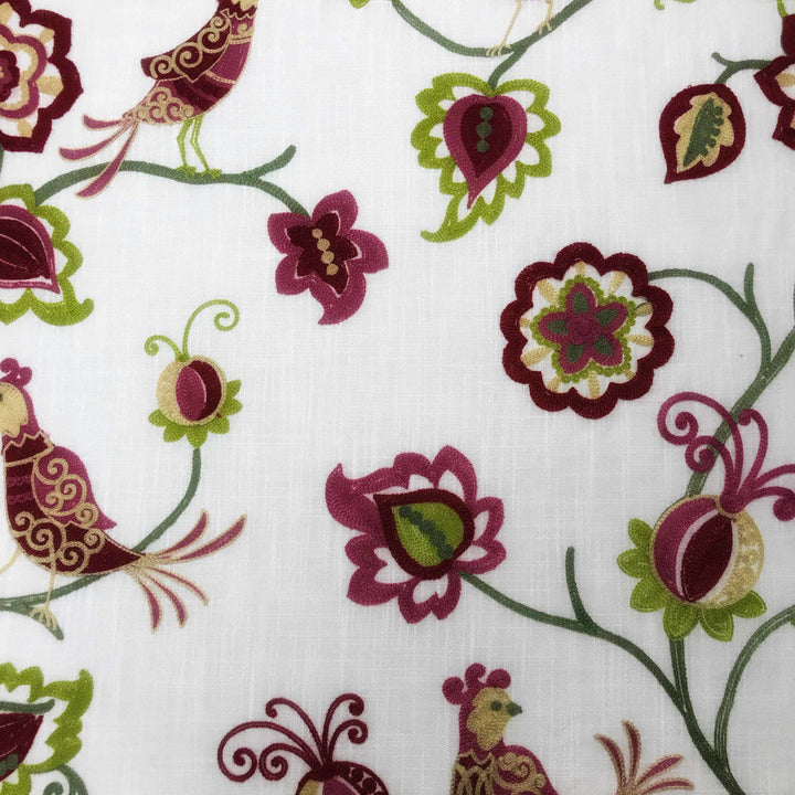 Ingrid Spice by Europatex Designer Fabric Bird Cage 100% Polyester 23.62" H, 24.41" V 57.00 inches - Swanky Fabrics -