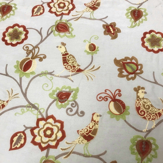 Ingrid Spice by Europatex Fabric Bird Cage 100% Polyester China See Sample Horizontal: N/A and Vertical: N/A 57.00 inches  - Fabric Carolina -