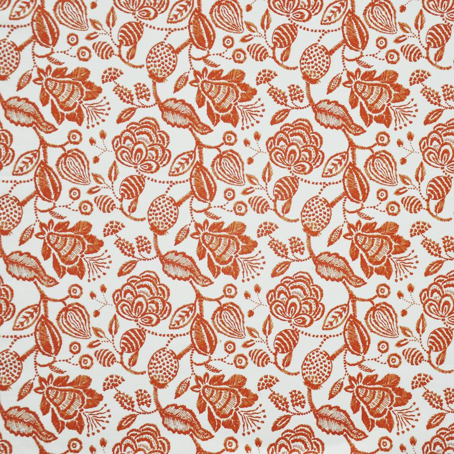 Jacob # 433 Tomato by Maxwell Fabric COLOR WAVES-NEAPOLITAN 70% COTTON/25% POLYESTER 5% LINEN INDIA V&H-9" 54" - Fabric Carolina -