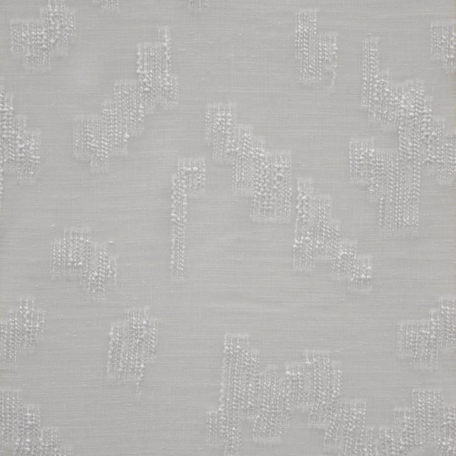 Julep # 427 Cloud by Maxwell Fabric Sheer Threads 100% POLYESTER TURKEY V-14.5" H -11.25" 119" - Fabric Carolina -