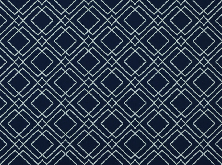 Jacava 55 Navy by Covington Fabric 100% COTTON OXFORD India 15000 Horizontal: 6.75 and Vertical: 6.3 59 - Fabric Carolina -