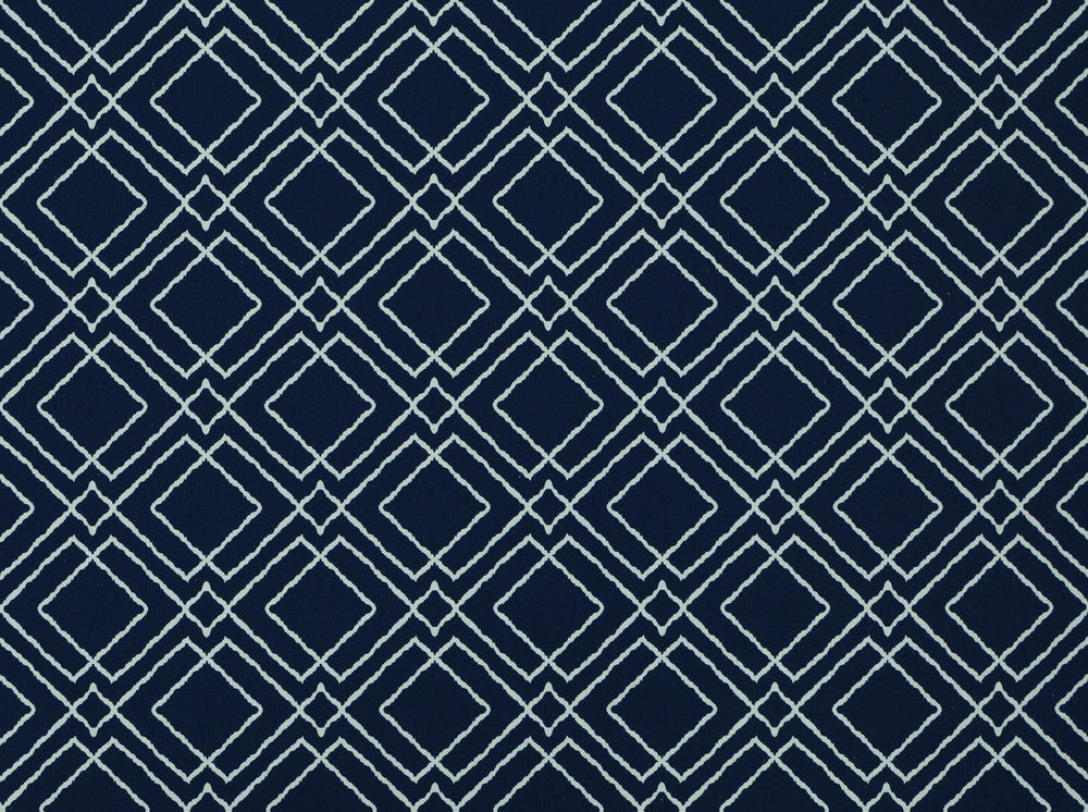 Jacava 55 Navy by Covington Fabric 100% COTTON OXFORD India 15000 Horizontal: 6.75 and Vertical: 6.3 59 - Fabric Carolina -