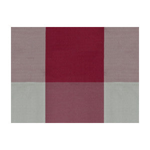 St Petersburg Plaid Rouge Chinois by Brunschwig & Fils Fabric