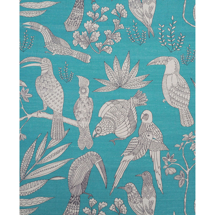 Silk Bird Aqua Pura by Brunschwig & Fils Fabric Brunschwig & Fils Fabric Silk Bird Aqua PuraFabric FESTIVAL SILK - 100% Thailand </p><p>Repeat: H: 46, V: 20 46 - Fabric Carolina -