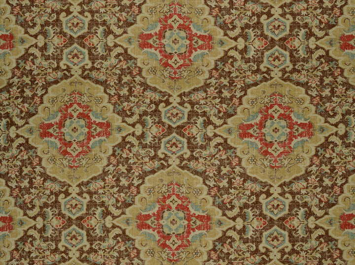Jaipur Moroccan Red 389 by Covington Fabric 55% LINEN/45% VISCOSE Korea 12000 Horizontal: 13.5 and Vertical: 24.5 54 - Fabric Carolina -