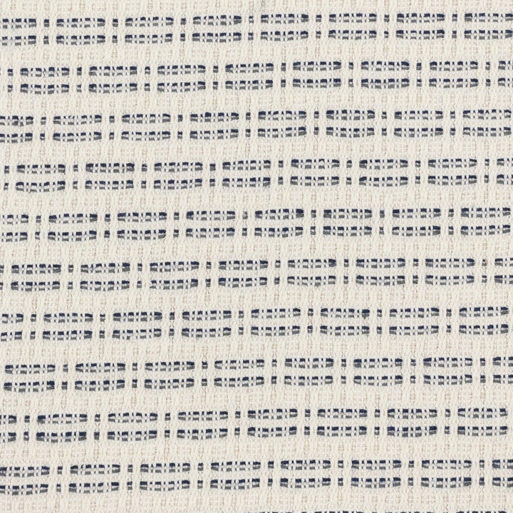Jake 1 Slate by Stout Designer Fabric COMFORTABLE LIVING HAZE/NAVY 60%COT 40%POL USA Horizontal: 1.000 and Vertical: 1.375 56 in - Swanky Fabrics -